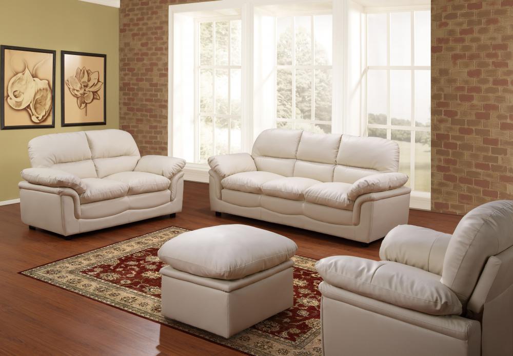 Verona Leather Sofas Suite 3+2+1+stool 3 colours Sofa Set FREE DELIVERY ...