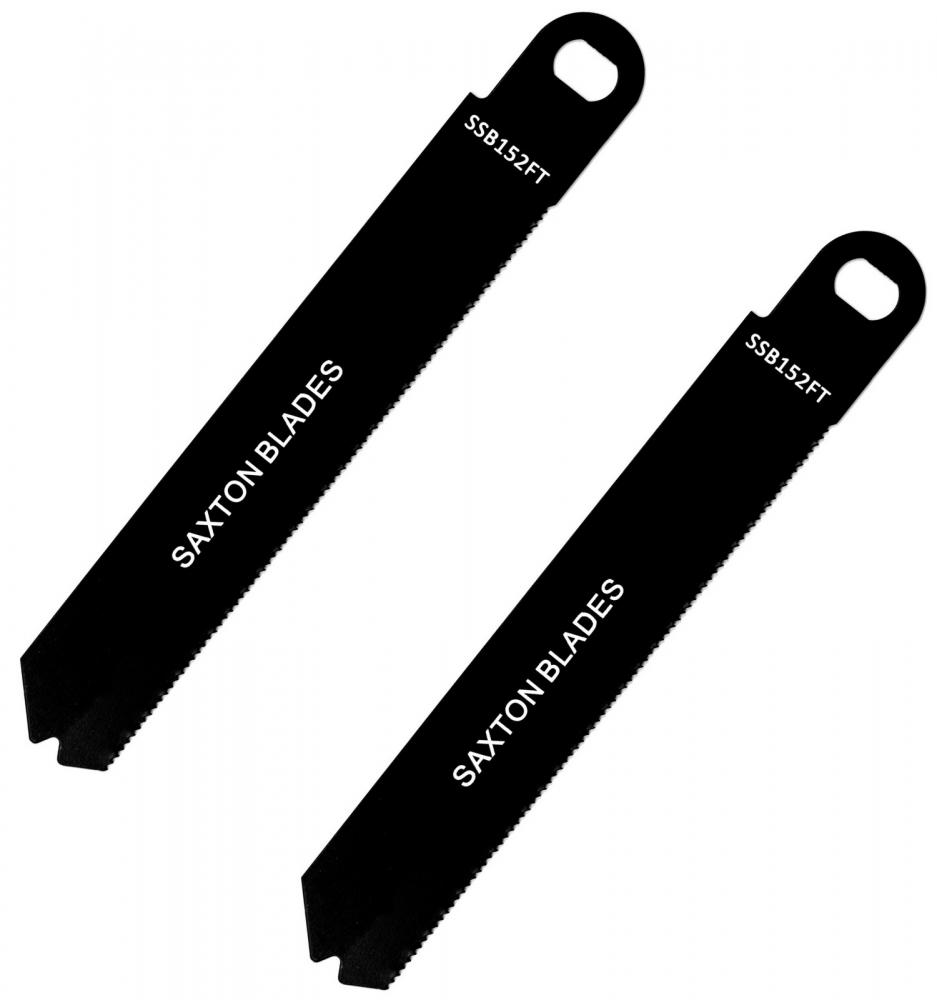 Saxton SSB152FT 2x Metal Blades Compatible with Black & Decker Scorpion
