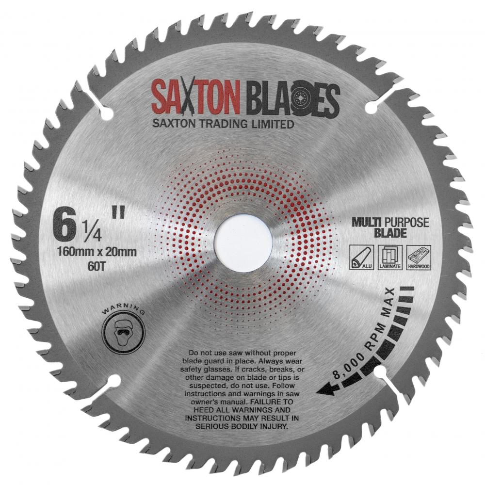 Saxton 160mm x 60T Circular Saw Blade Aluminium Laminate Hardwood fit Bosch eBay