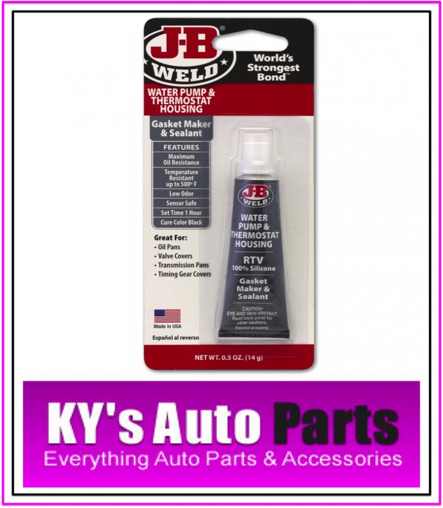 JB WELD WATER PUMP & THERMOSTAT SILICONE GASKET MARKER & SEALANT 14G