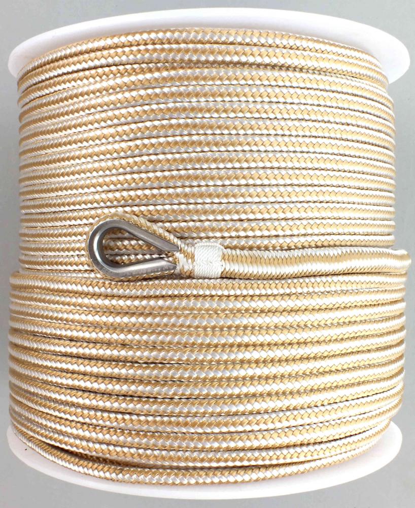 6mm x 150M Double Braid Nylon Anchor Rope, Super Strong, Great for Drum Winches eBay
