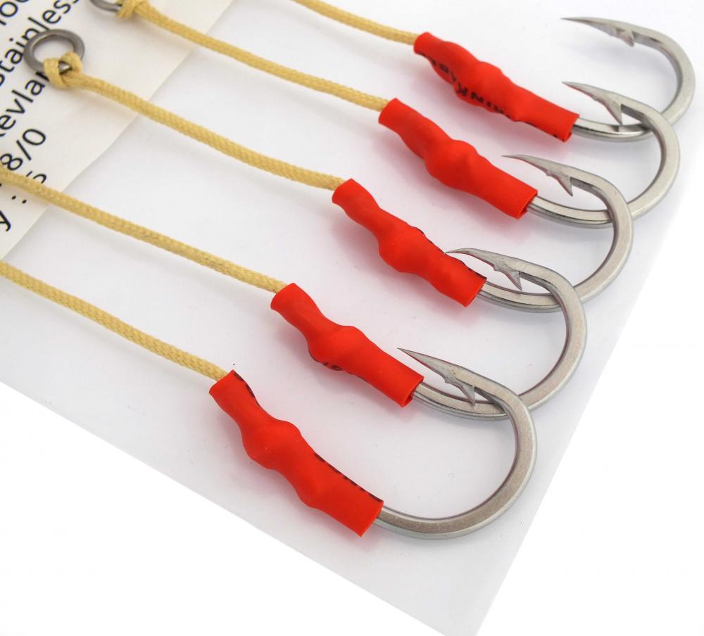 CATCH CONTROL SS ASSIST FISHING HOOKS 2/0 4/0 6/0 8/0 MADE WITH KEVLAR