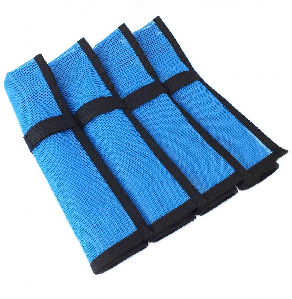 4 x Knife Jig Bags Fishing Lure Rolls 4 Pocket Mesh Back Great for