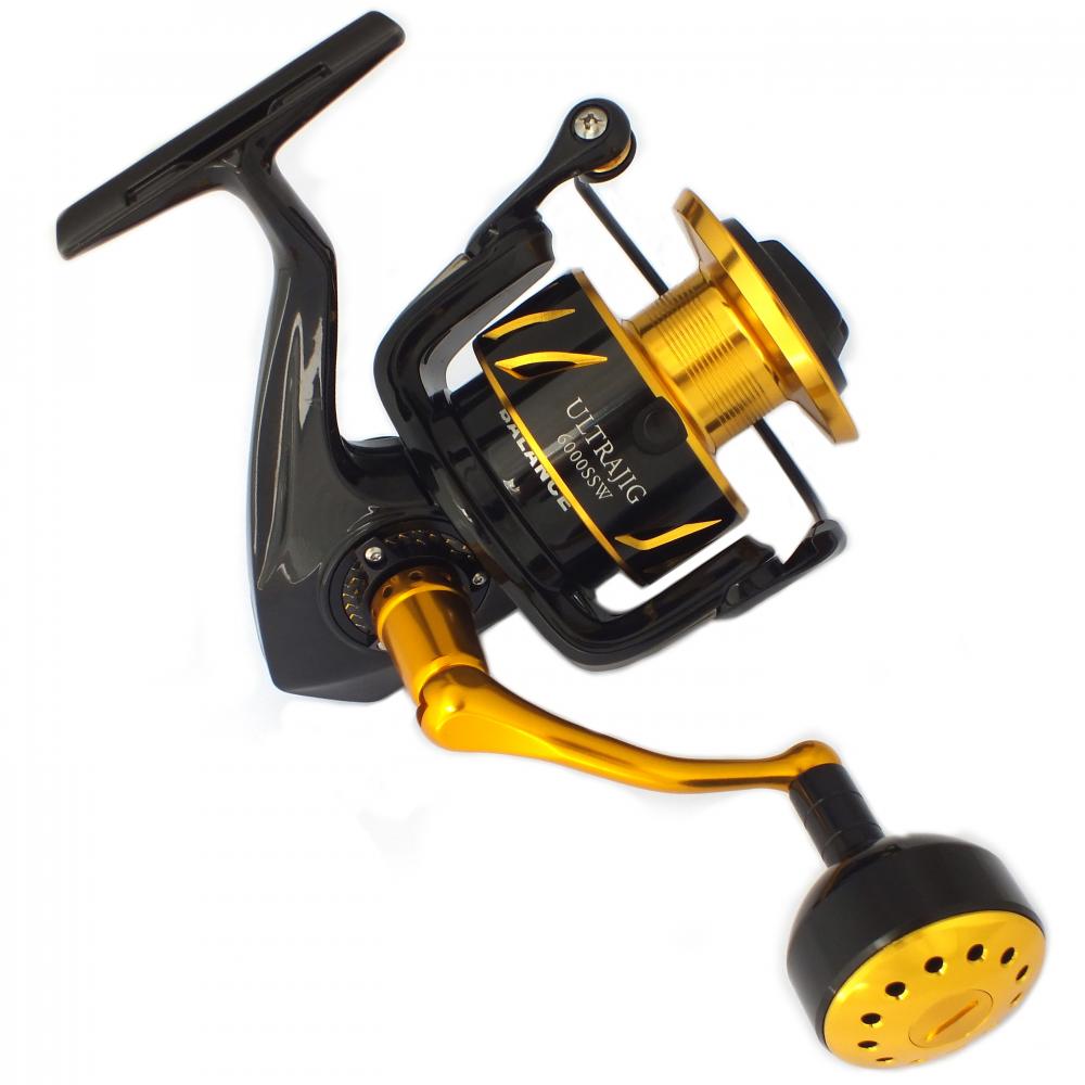 Lurekiller Ultrajig 6000ssw Fishing Jig Spinning Reel Full Aluminium Carbon Drag Ebay