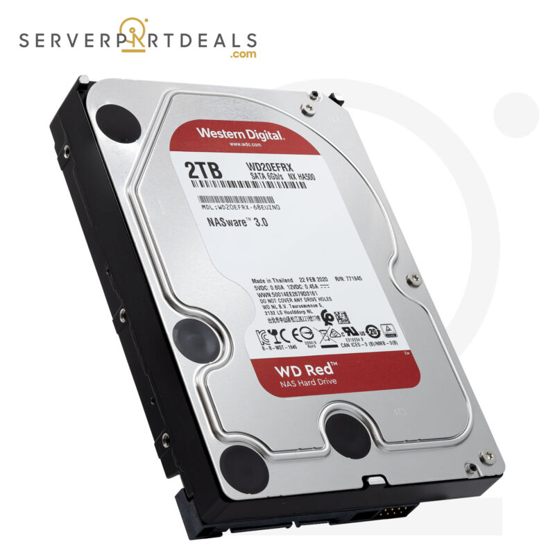 WD Red Plus 14TB HDD NAS Hard Disk Drive 5400RPM 3.5 SATA 512MB Cache  WD140EFFX