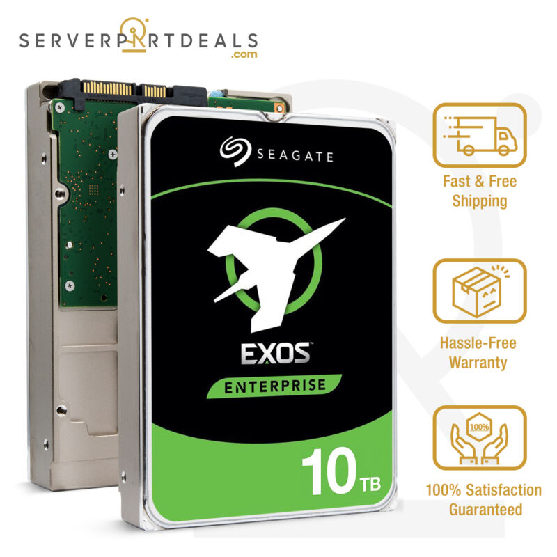 Seagate Exos X10 ST10000NM0126 10TB 7200 RPM SATA 6Gb/s 3.5" Enterprise ...