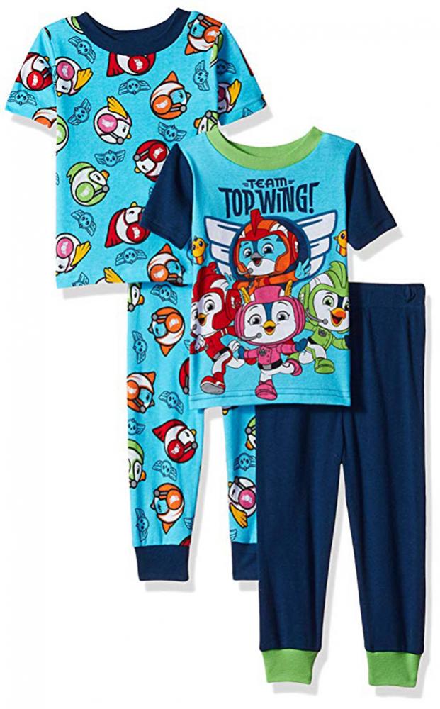 Paw Patrol Toddler Boys 4pc Snug Fit Pajama Pant Set Size 2T 3T 4T