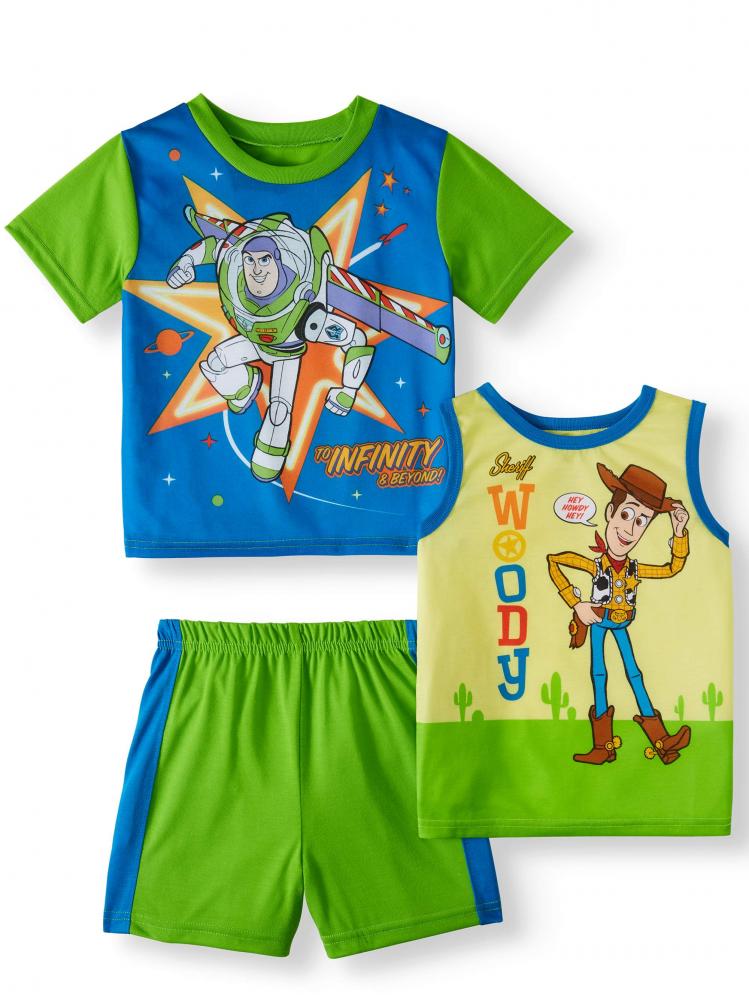 Paw Patrol Toddler Boys Character Print Snug Fit Pajama 3pc Set Size 2T 3T 4T