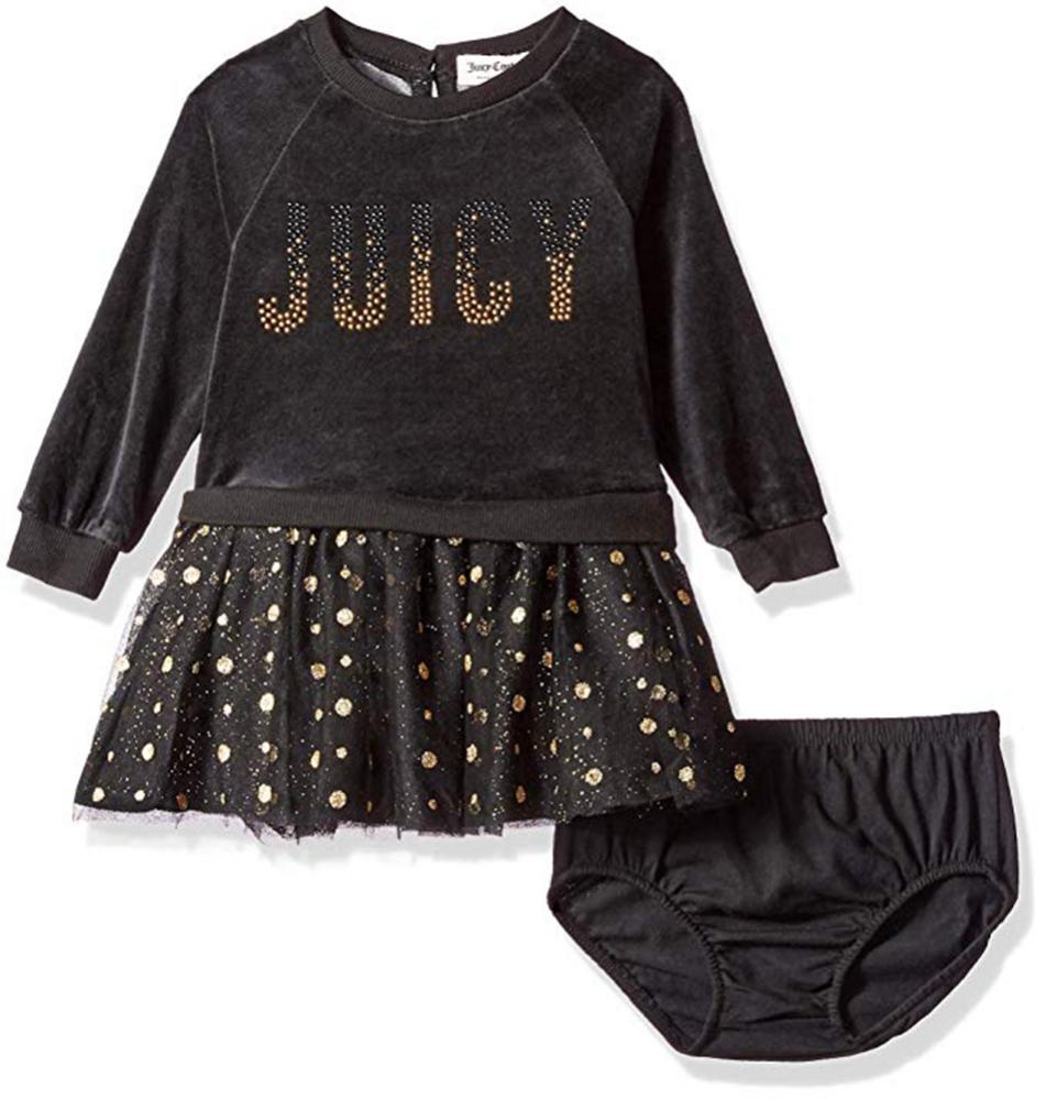 black and gold infant outfit