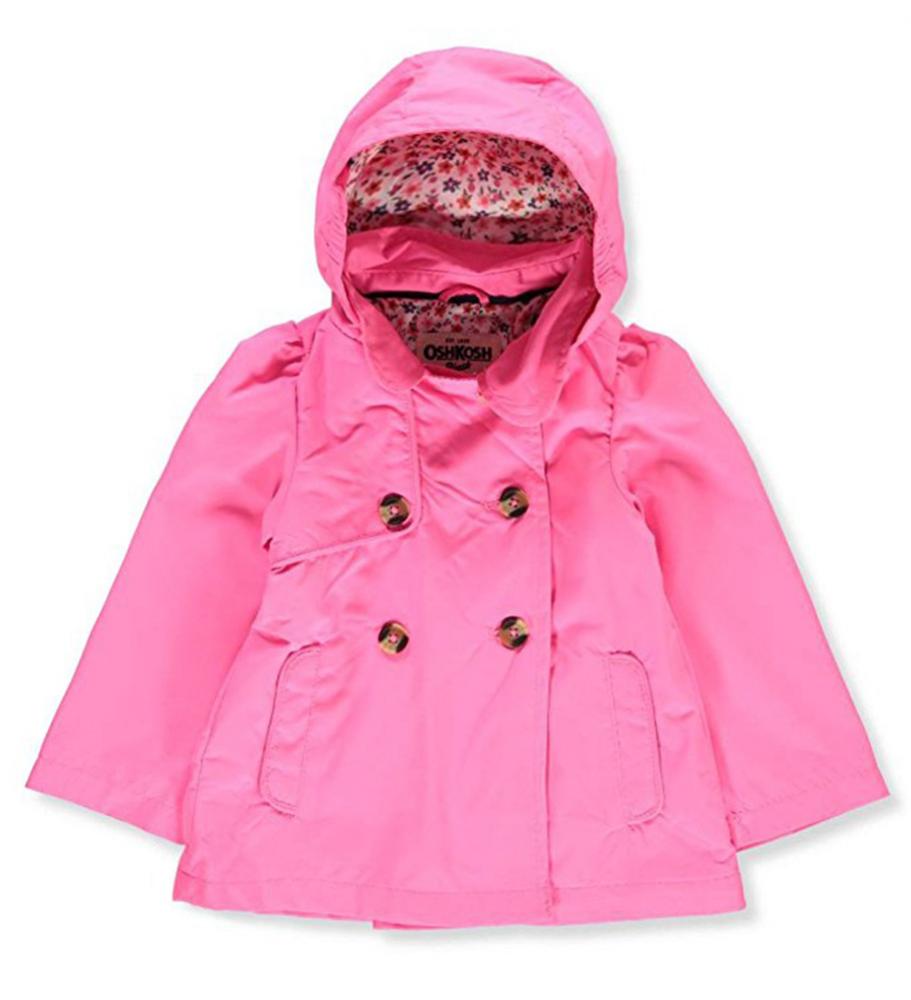 Osh Kosh B/'gosh Infant Girls Pink Cherry Rainslicker Size 12M 18M 24M