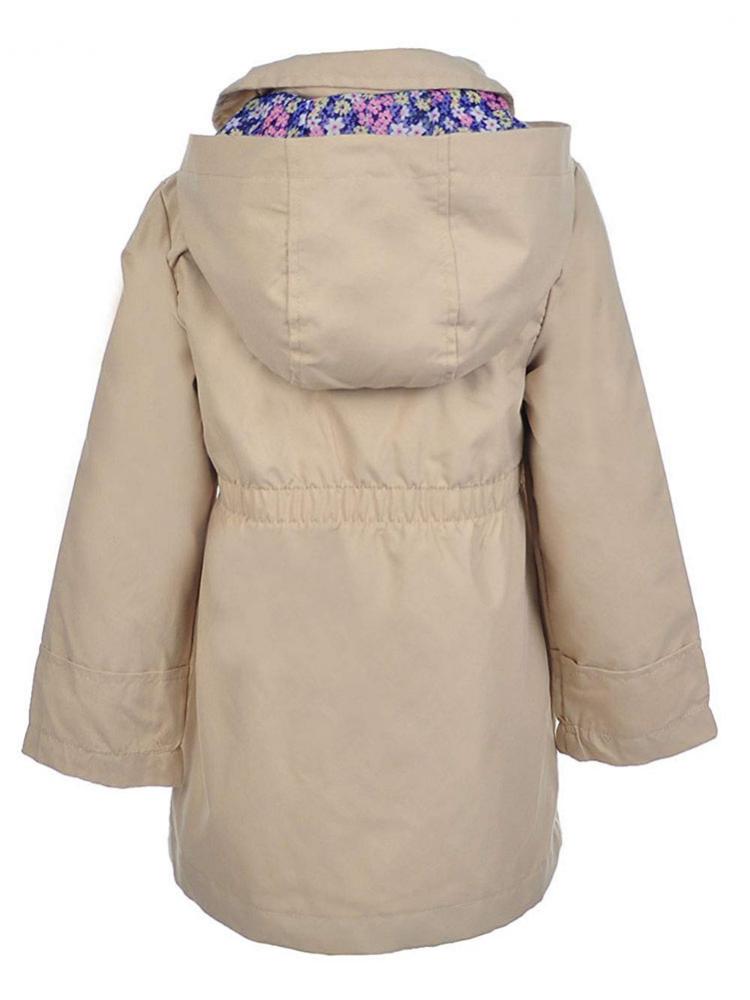 Osh Kosh B/'gosh Toddler Girls Khaki Hooded Trench Coat Size 2T 3T 4T