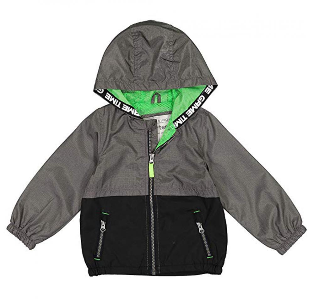 boys black windbreaker