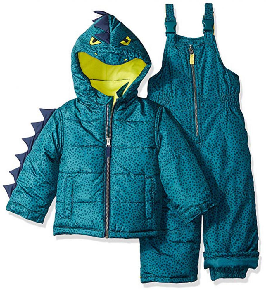 carters dinosaur snowsuit