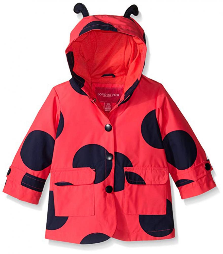 London Fog Infant Boys Dinosaur Rain Slicker Jacket Size 12M 18M 24M