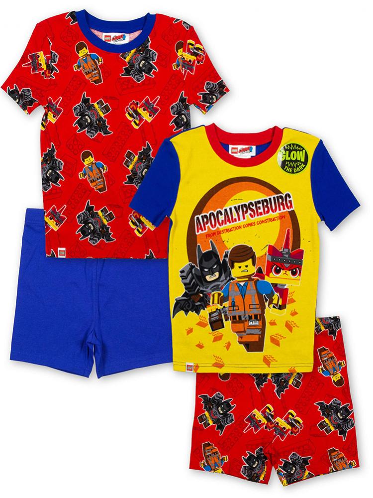 Lego Star Wars Boys 4pc Snug Fit Pajama Pant Set Size 4 6 8 10