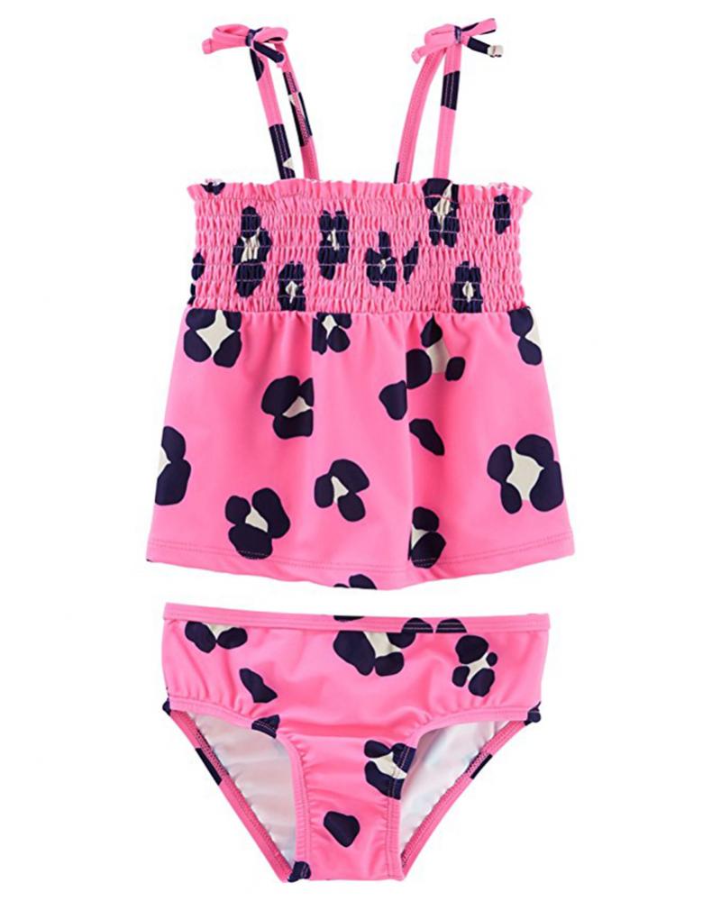 Osh Kosh Baby Girls Zebra Print Tankini