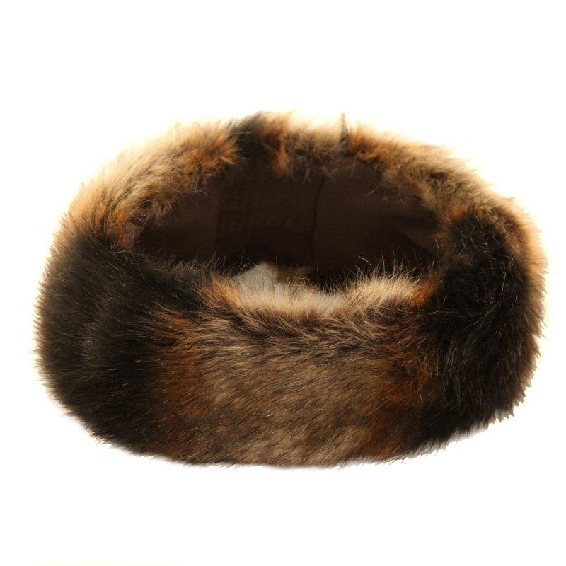 Damen Frauen weich Winter Kunstfell Stirnband Ohrenwärmer Fleece gefüttert 2 Farben - Bild 2 von 3