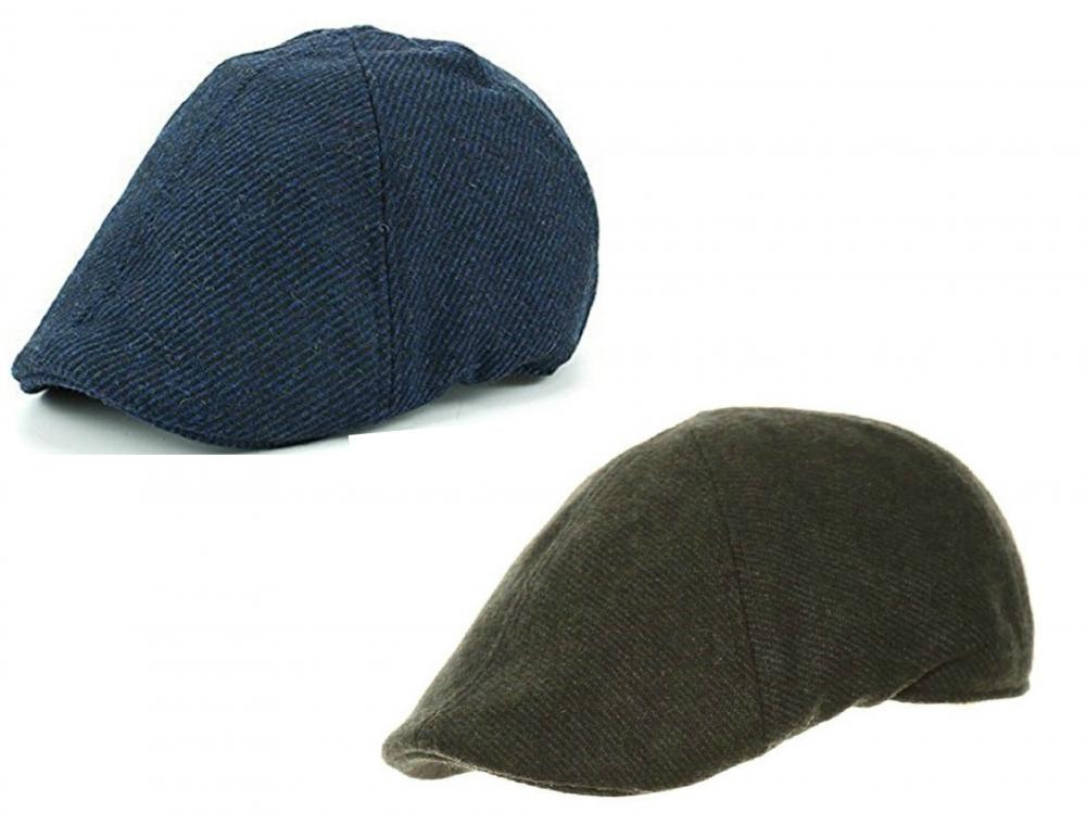 mens wool hat with peak