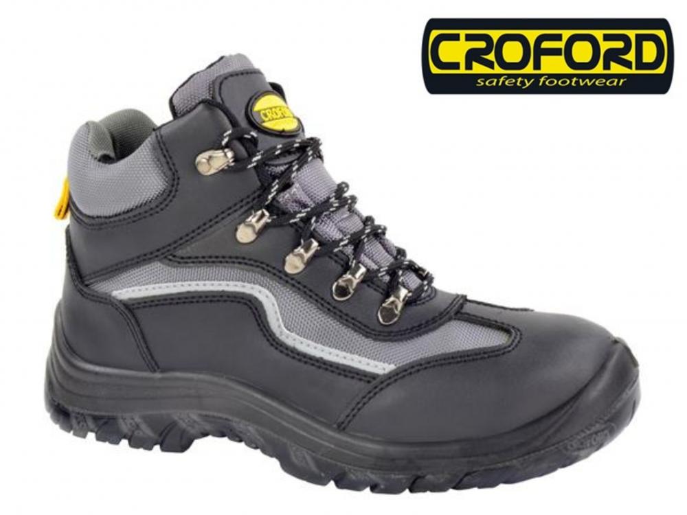 Mens Work Safety Boots Croford Steel 