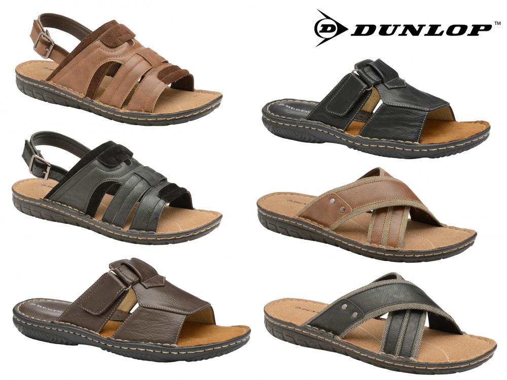 dunlop memory foam flip flops