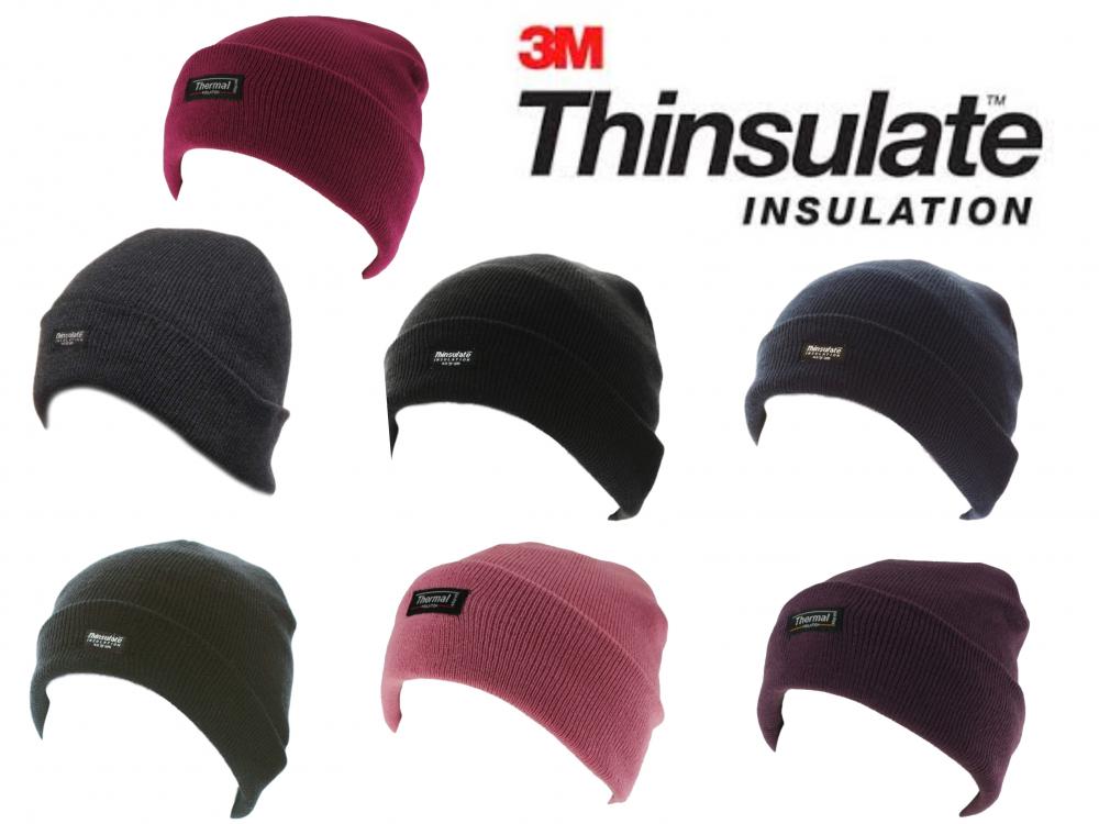 MEN/'S BOYS THERMAL FLEECE LINED WINTER BEANIE SKI TRAPPER OUTDOORS HAT CAP