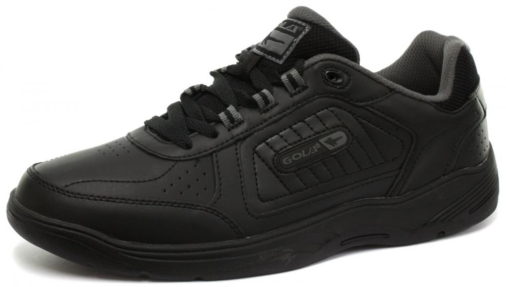 New Gola Belmont Wide Fit EE Lace-Up Mens Trainers Black Or White Sizes ...