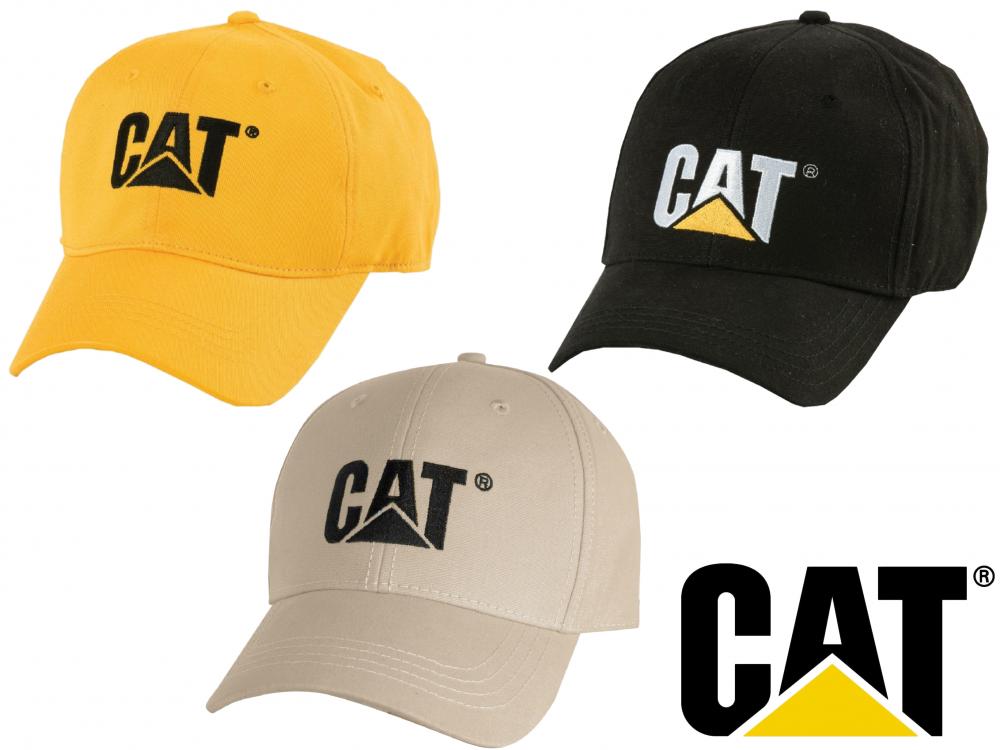 Mens CAT Baseball Cap Caterpillar Classic Trademark Hat One Size 3