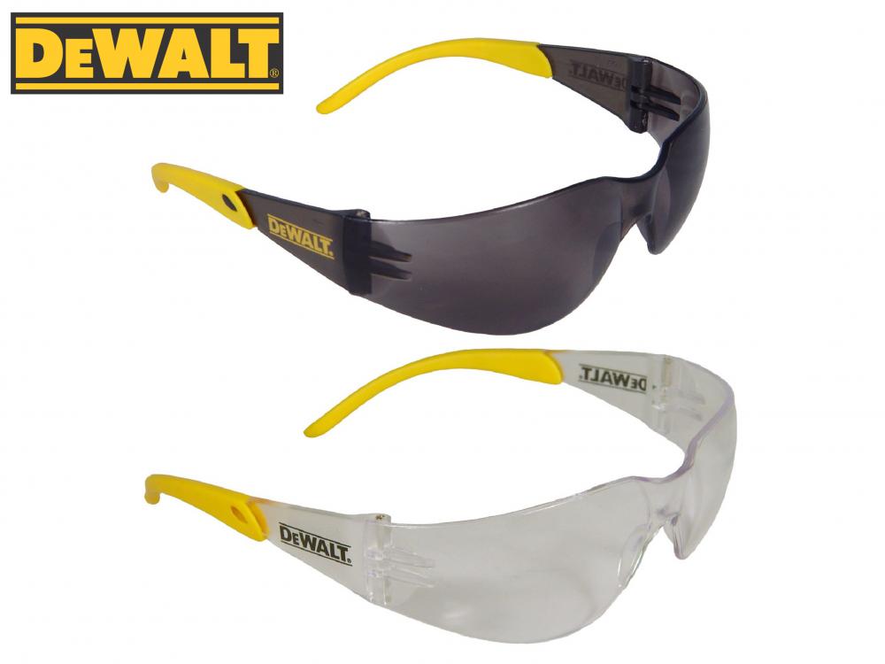 Dewalt Protector Glasses Safety Work Lightweight Eyewear Clear or Smoke eBay