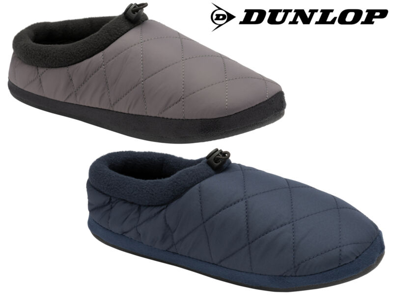 Mens Dunlop Slippers Mules Halwell Soft 