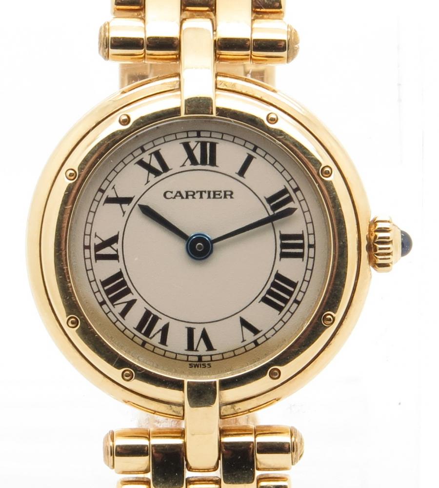 Cartier Panther Lady's Round Solid 18K Yellow Gold Quartz Watch | eBay
