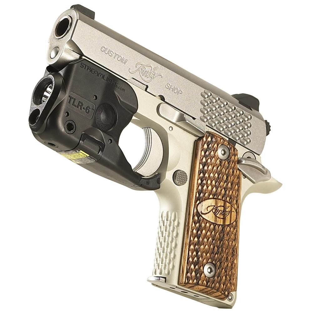 Streamlight TLR6 1911 Weapon Light w/White LED /Red Laser, Black
