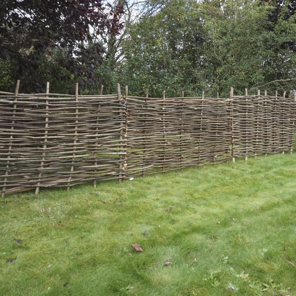 Wooden Hazel Hurdle Decorative Woven Garden Fence Panel 6ft 5ft 4®ft