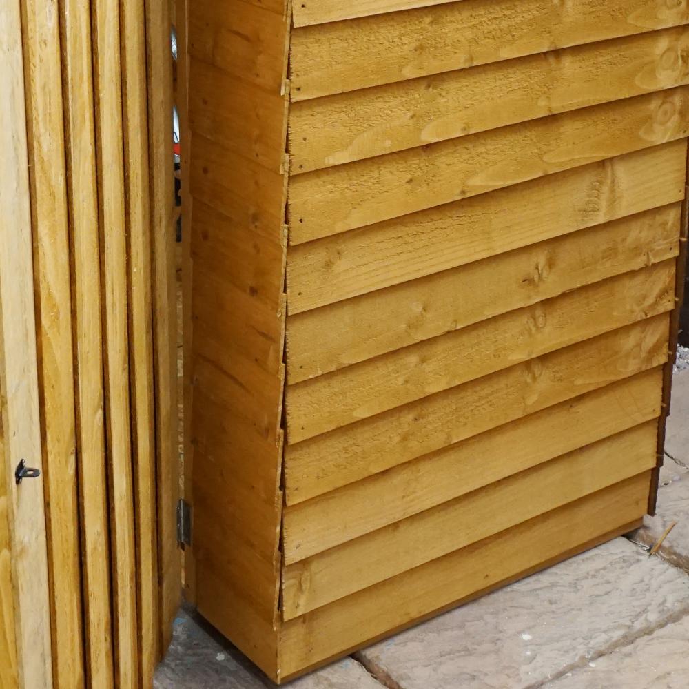 Wooden Bike Shed 7x3 Bicycle Garden Shed Storage Log Store 