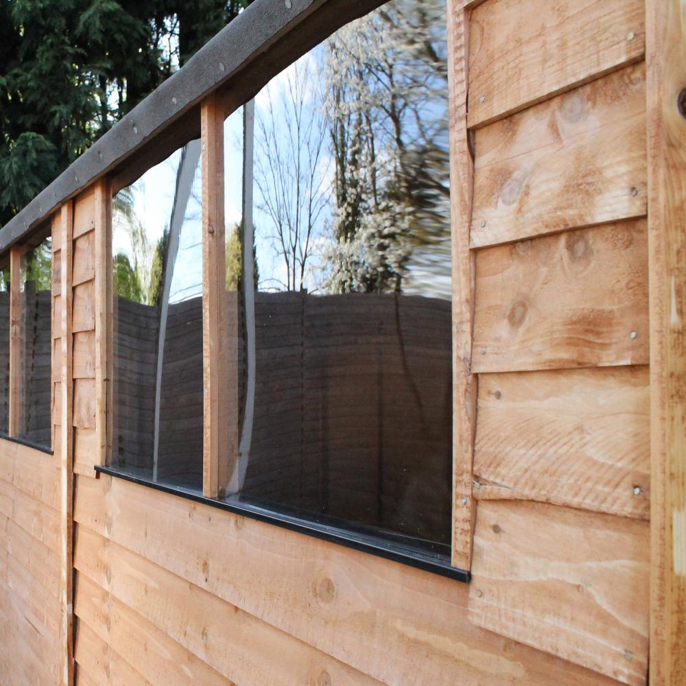 20x10 Wooden Overlap Garden Storage Shed Workshop Windows 