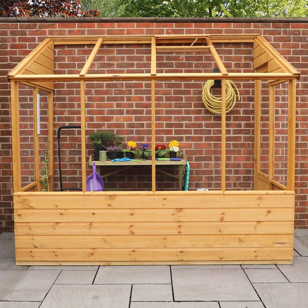 lean to shed spacesaver 8x4 - double doors - outdoor