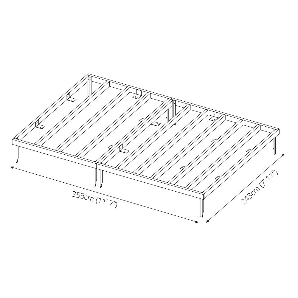 arrow auger anchor storage shed kit tie down ak4 ebay