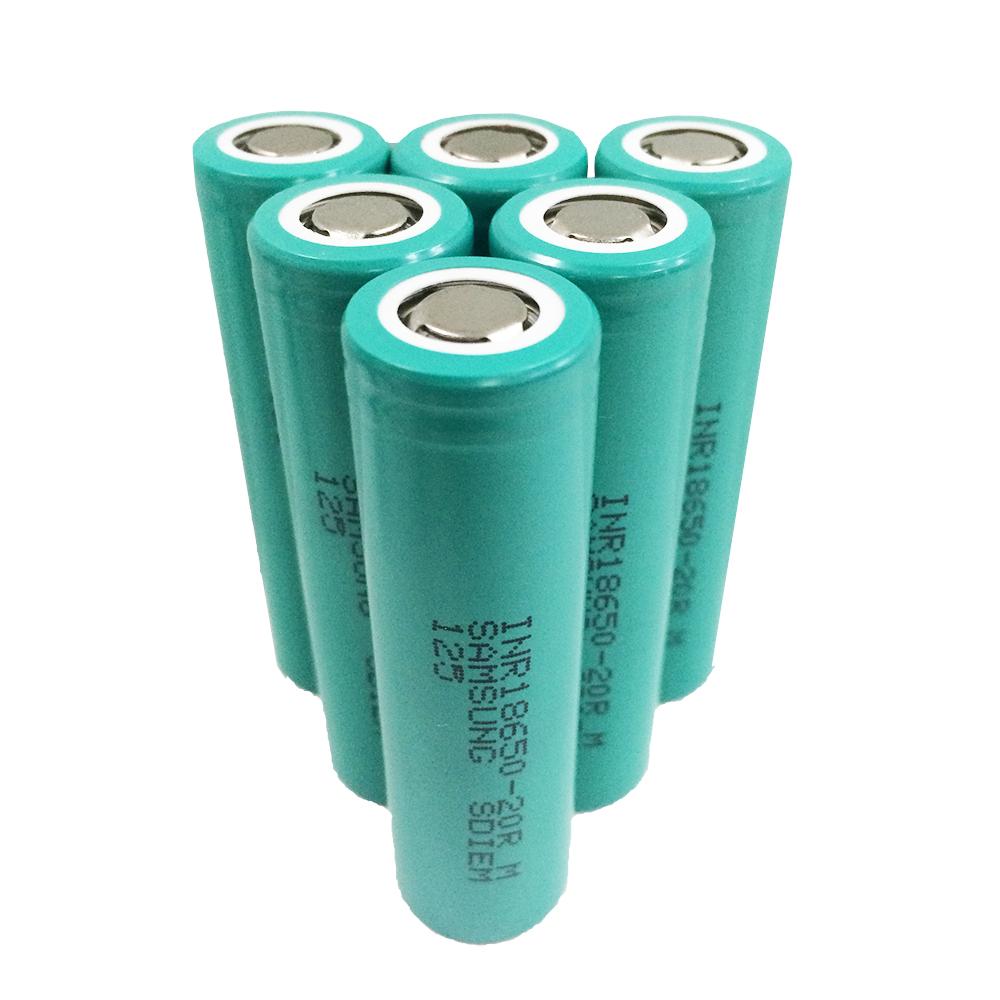 4 Samsung 18650 Lithium-ion rechargeable cells for power ...