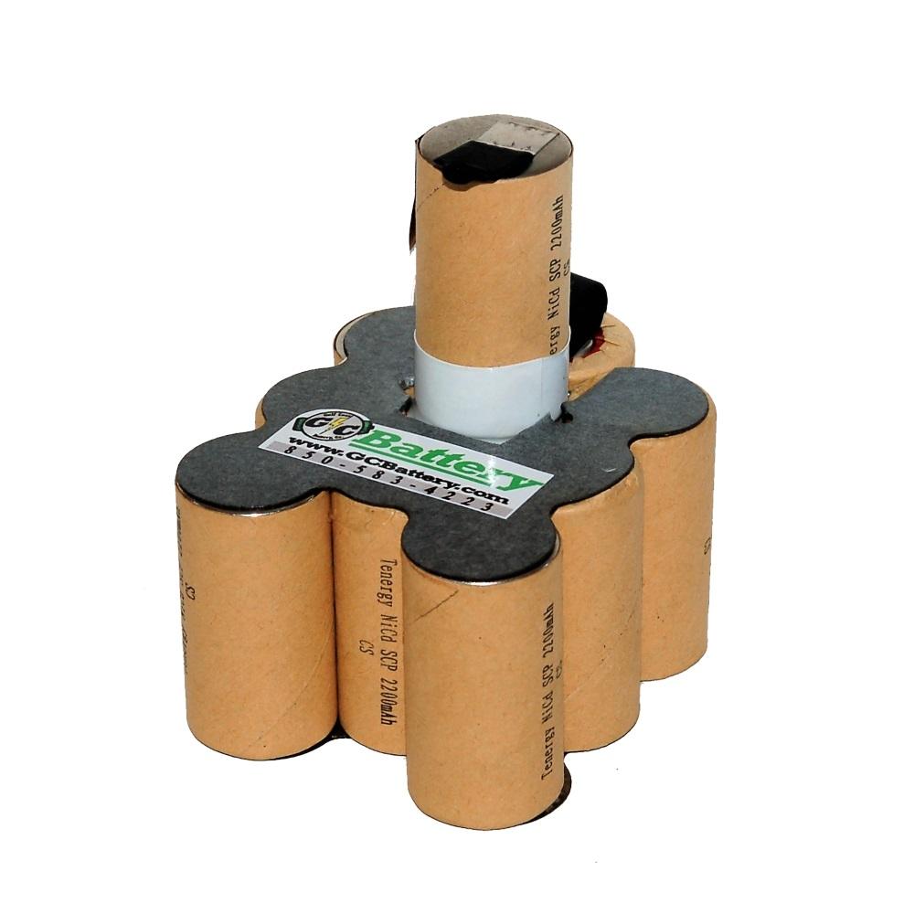 Porter Cable 12 Volt 8620 Battery DIY REPACK KIT Tenergy 2.2Ah NiCd