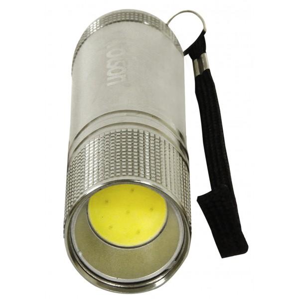 Rolson 2 Piece COB Aluminium Torch Set 3W 6 x AAAs Included Lighting