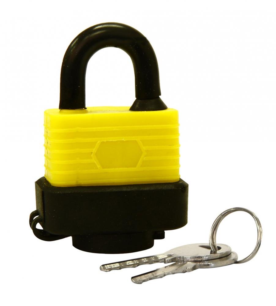 Rolson Weatherproof Padlock 30mm 2 Keys Laminated Steel Safety Lock New ...