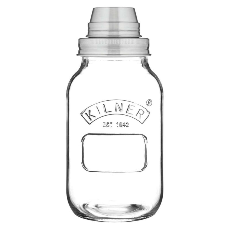 Download Kilner Easy Wash Cocktail Shaker Screw Top Leak Proof 1 Litre - Transparent | eBay