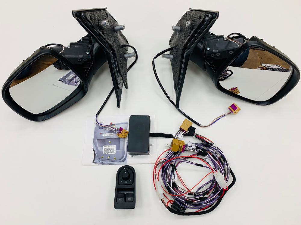 VW T5 T5.1 Manual To Electric Heated Mirror Upgarde Kit (Requires E/W