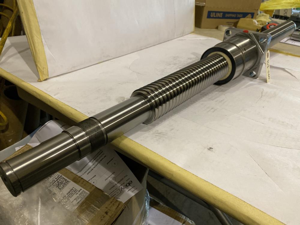 PRECISION BALL SCREW TRAVEL 29" 2.5turns/inch LARGE 58mm DIA. THD BS