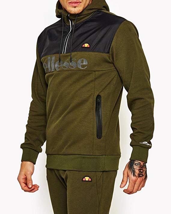 ellesse khaki hoodie