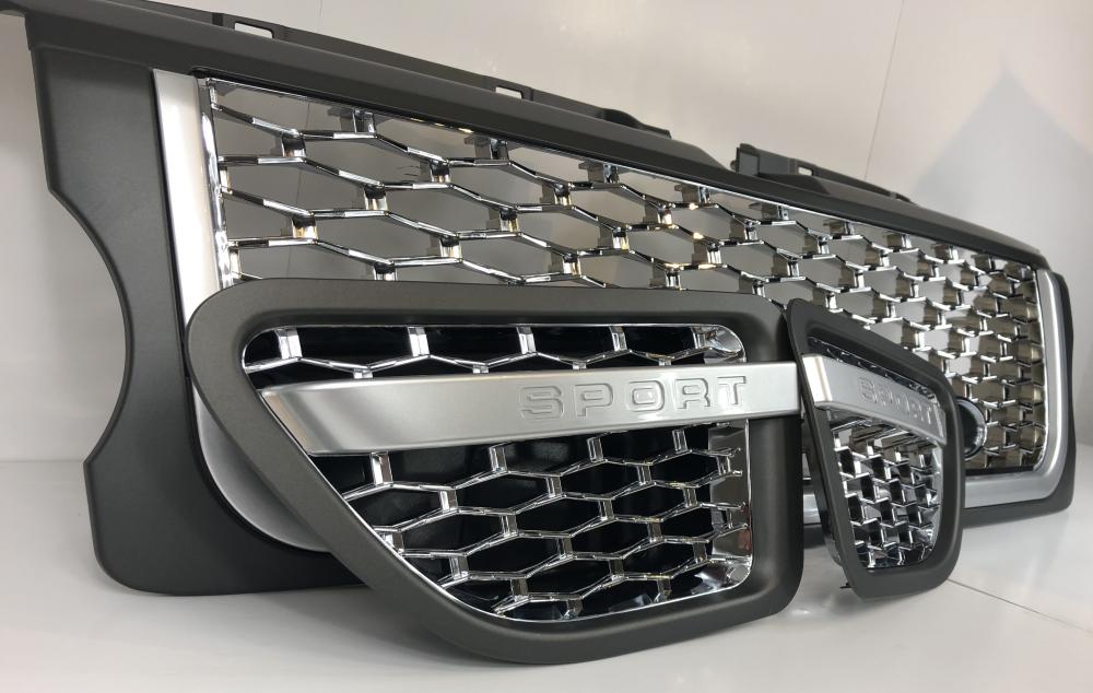 Full Noir Autobiography Style Side Vent Air Grille Range Rover L322 Design Pack