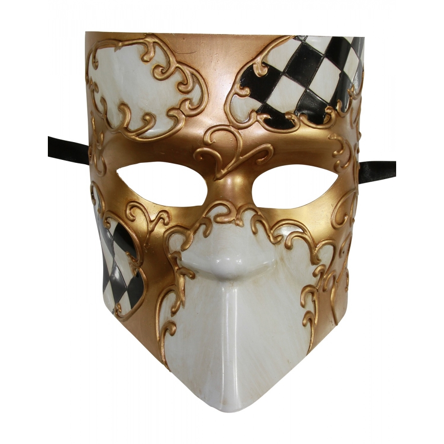 Harlequin Checkered Traditional Masquerade Ball Adult Full