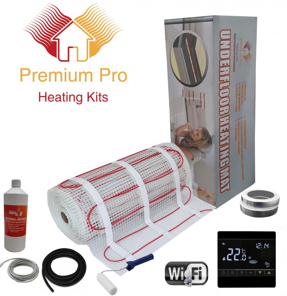 Electric Underfloor Heating Mat Kit 150w Per M2 All Sizes Pro Elite Ebay