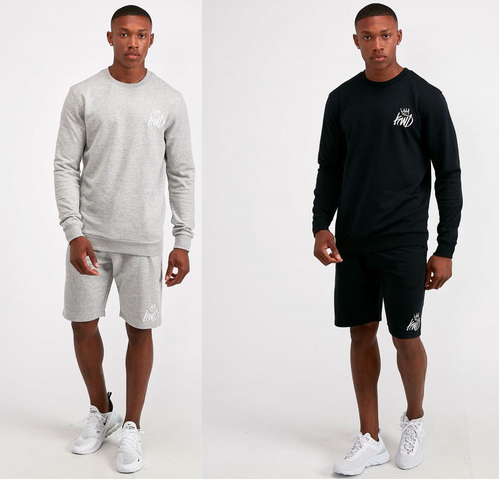 sweatshirt and shorts mens