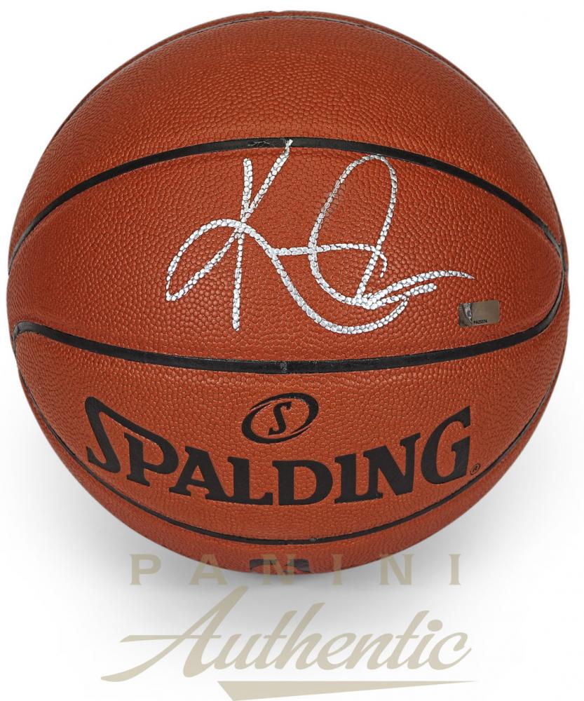 kyrie irving autographed basketball