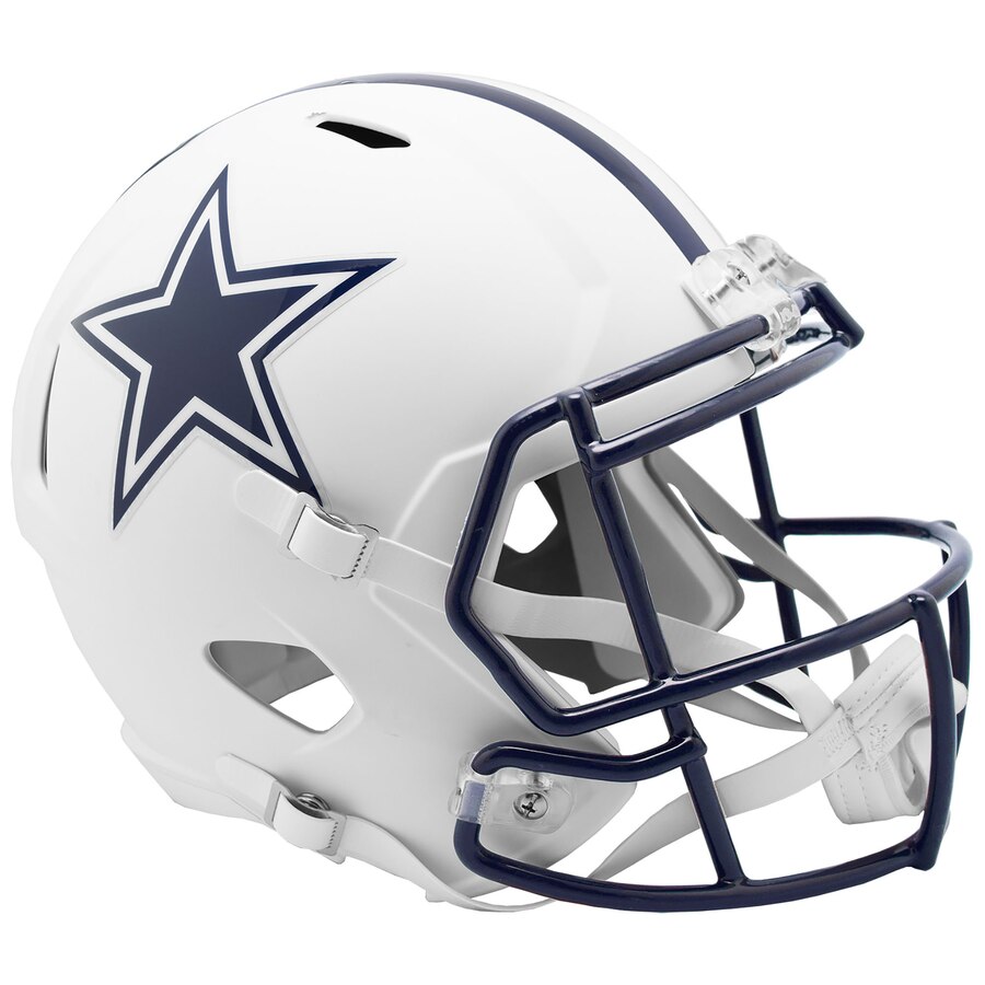 Dallas Cowboys NFL Riddell Flat White Matte Revolution Speed Replica Helmet | eBay